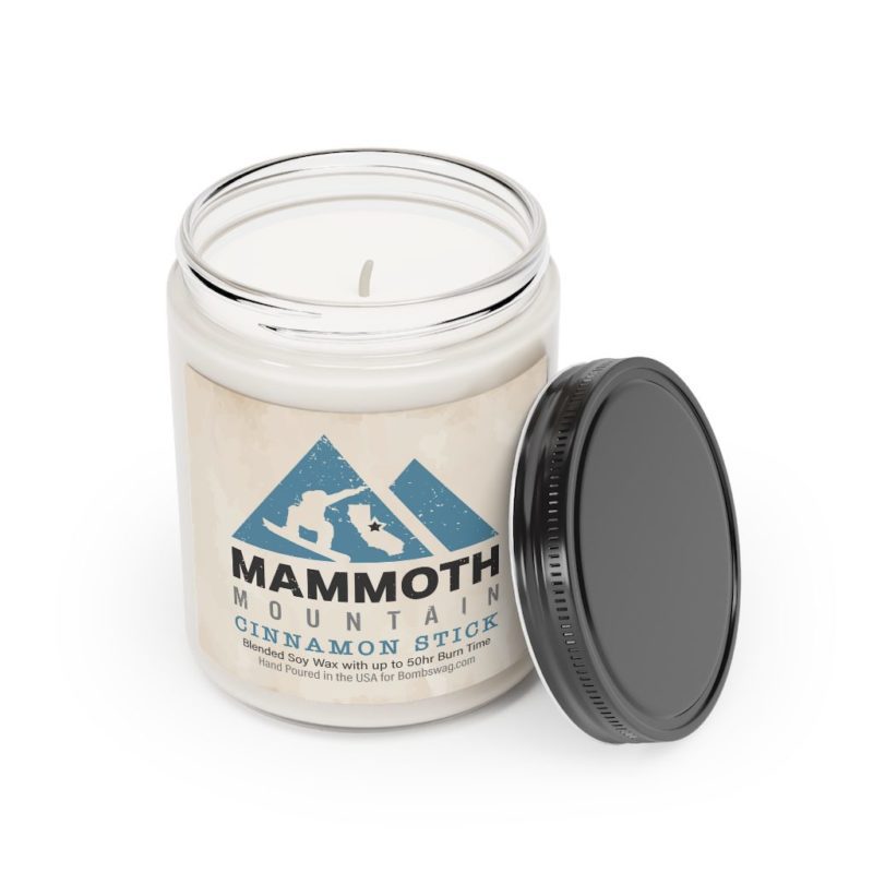 Mammoth Mountain Candle (9 oz Blended Soy Wax) with our Mountain Peak