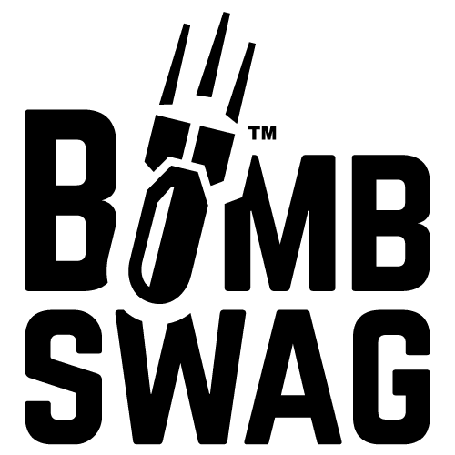 Bombswag™ Souvenirs Official Stacked Logo in Black