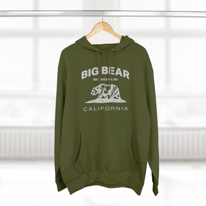 Big Bear Premium California Bear Hoodie with Est. Date and Elevation |  Hoodies u0026 Sweaters | Bombswag™ Souvenirs